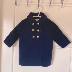 Navy Fall Baby Jacket